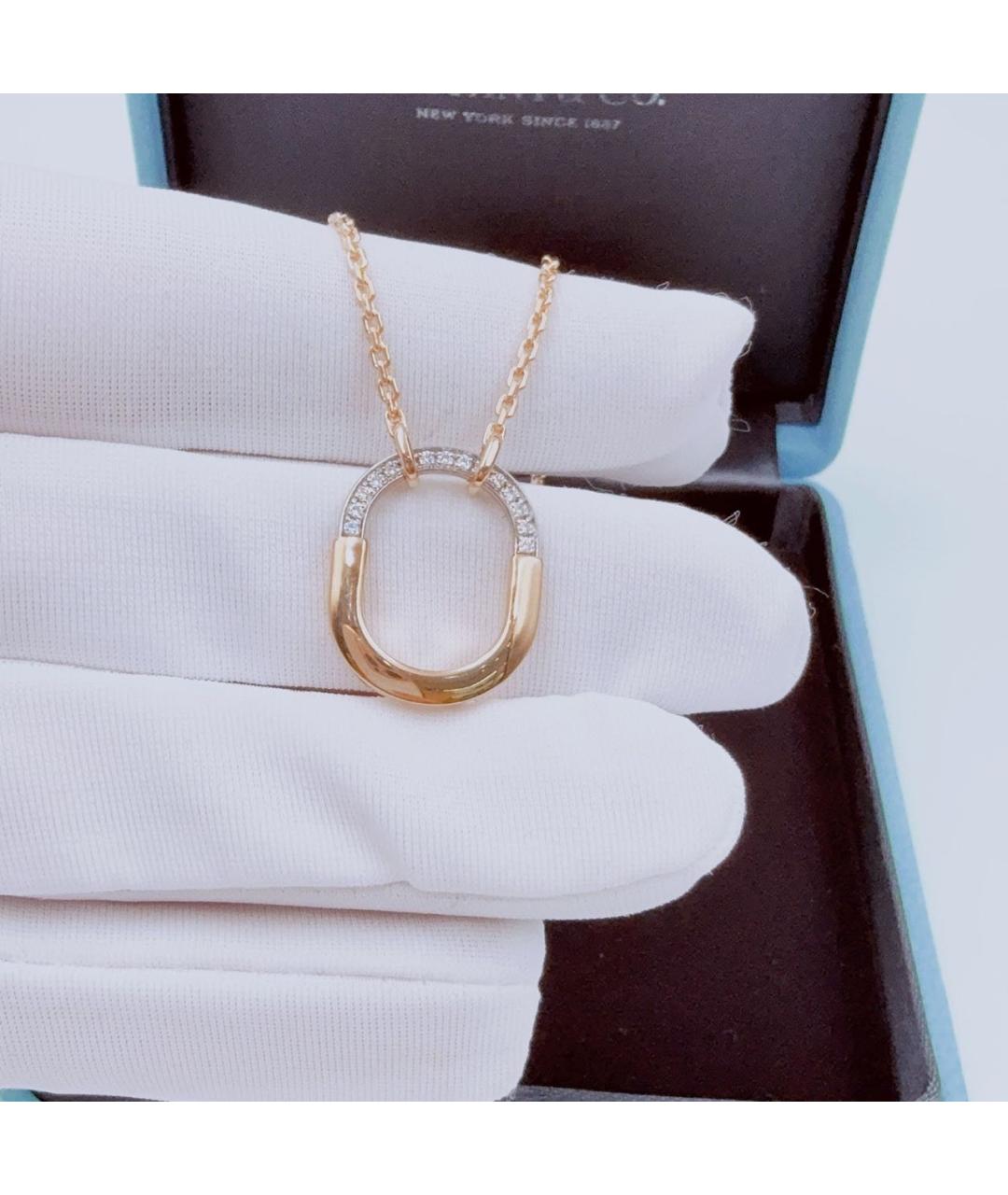 TIFFANY&CO Розовое колье из розового золота, фото 4