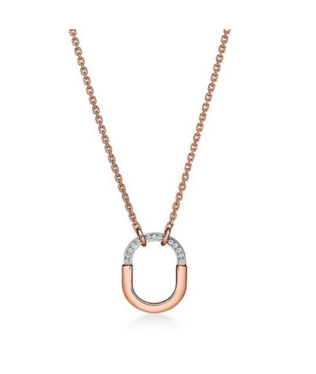 TIFFANY&CO Розовое колье из розового золота, фото 6