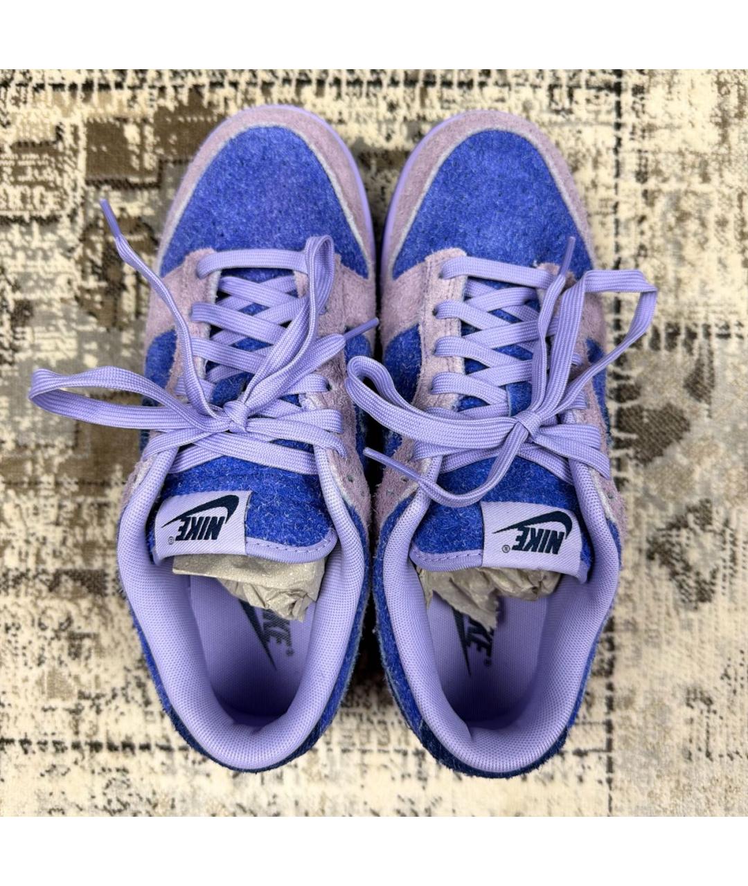 NIKE Фиолетовые замшевые кроссовки, фото 3