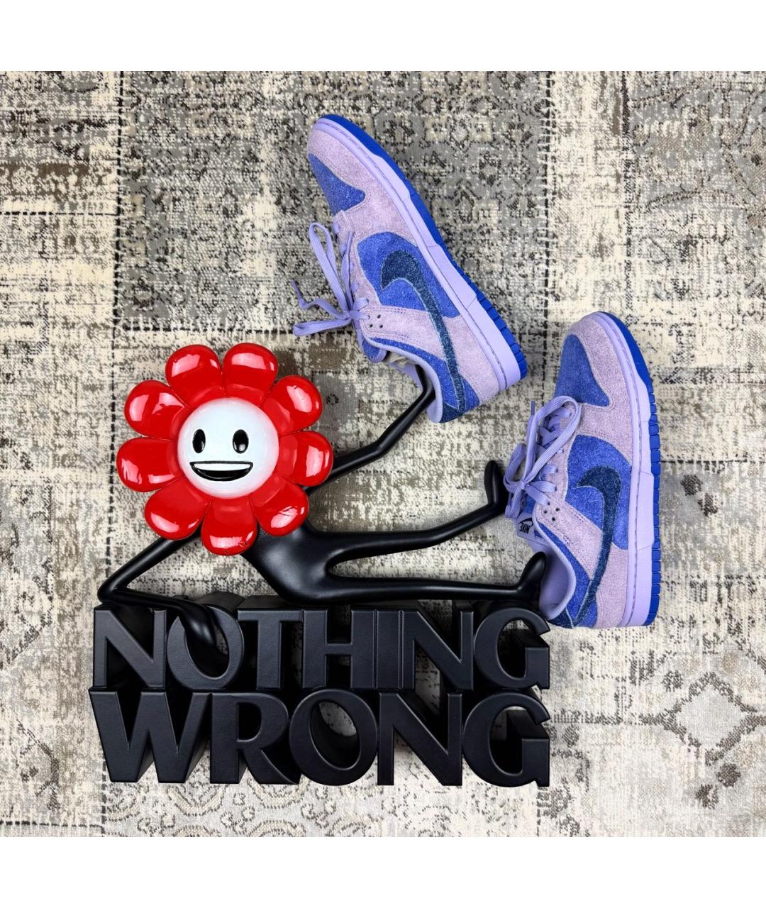 NIKE Фиолетовые замшевые кроссовки, фото 8