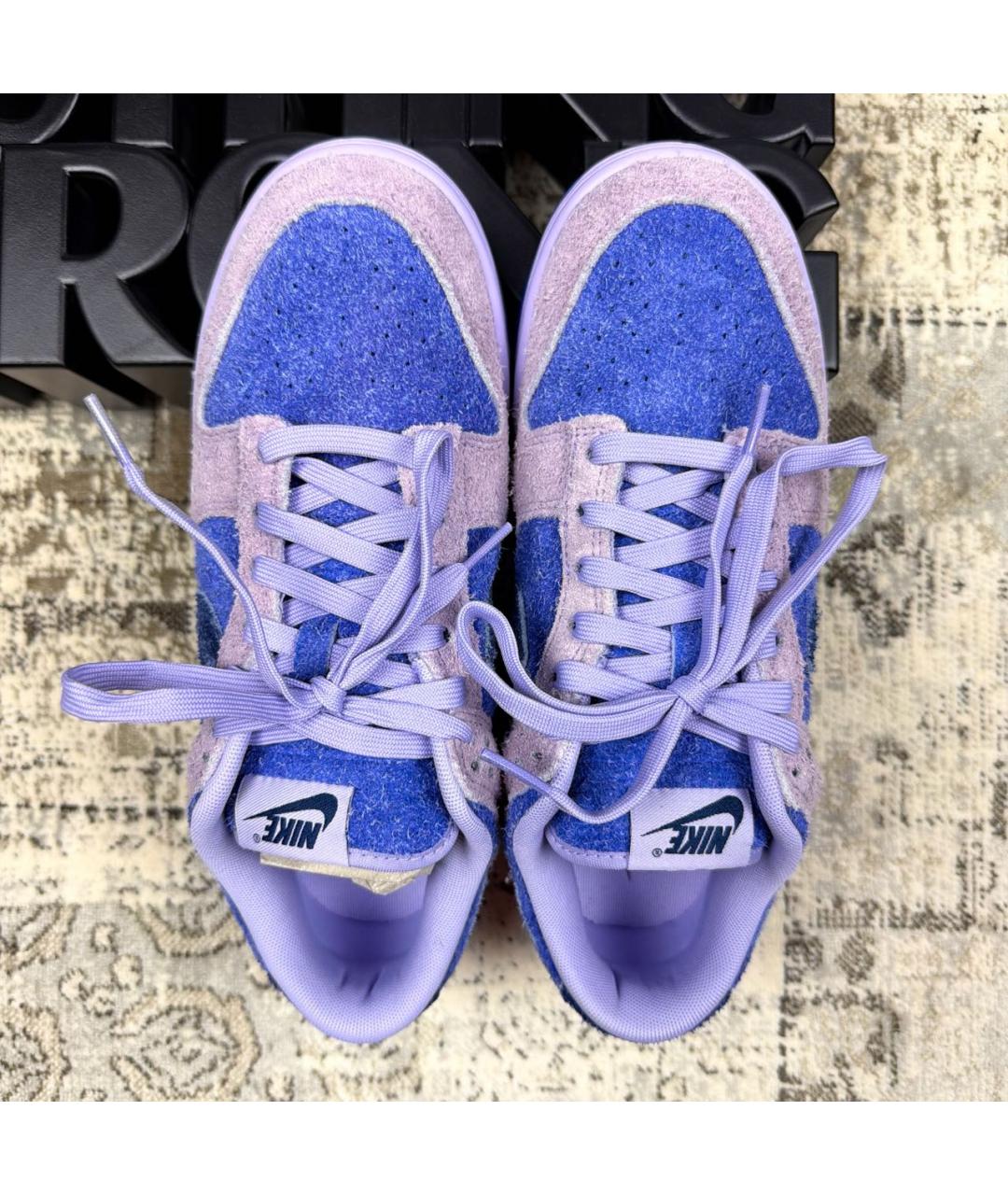 NIKE Фиолетовые замшевые кроссовки, фото 6