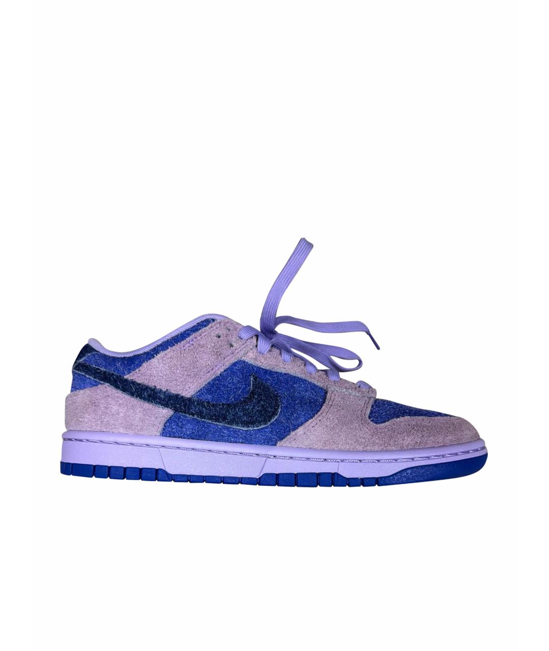NIKE Фиолетовые замшевые кроссовки, фото 1