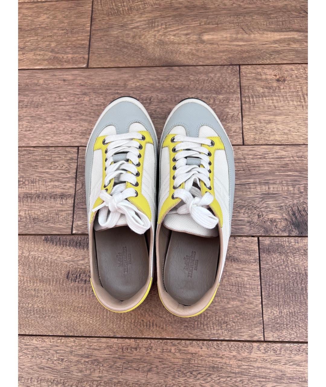 HERMES Кожаные кроссовки, фото 3