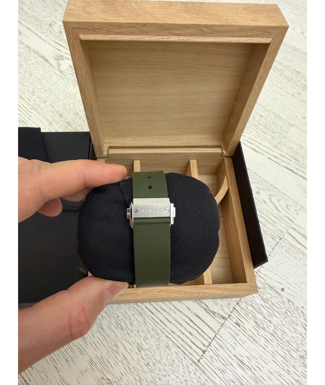 HUBLOT Зеленые часы, фото 7