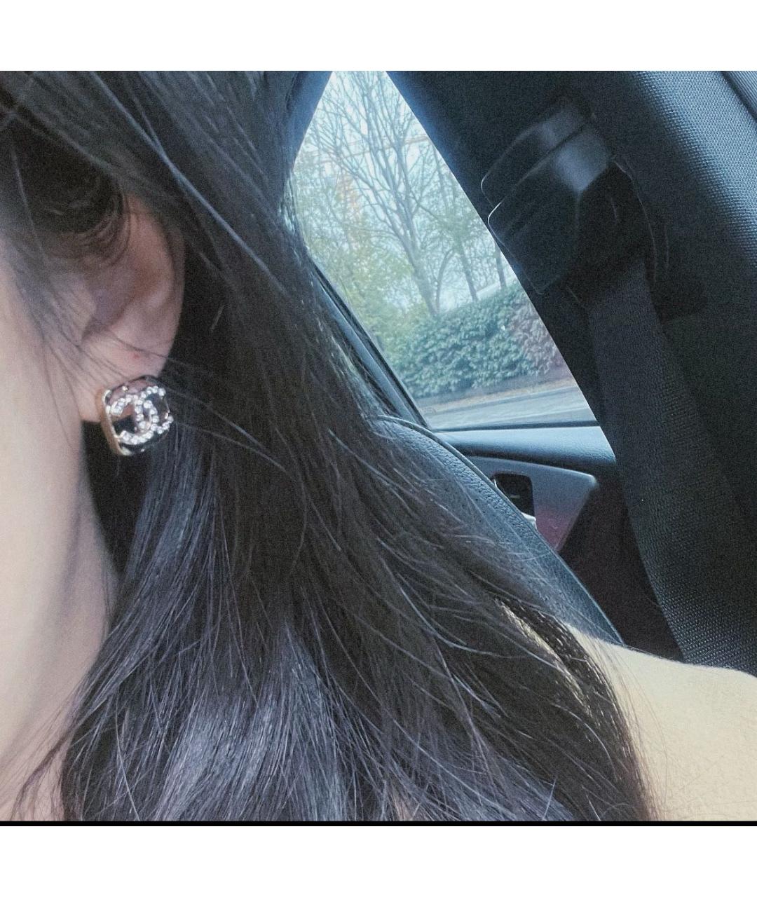 CHANEL Золотые серьги, фото 6