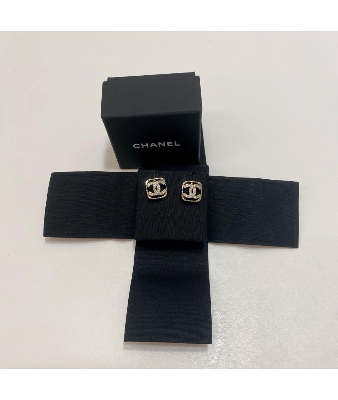 CHANEL Золотые серьги, фото 7