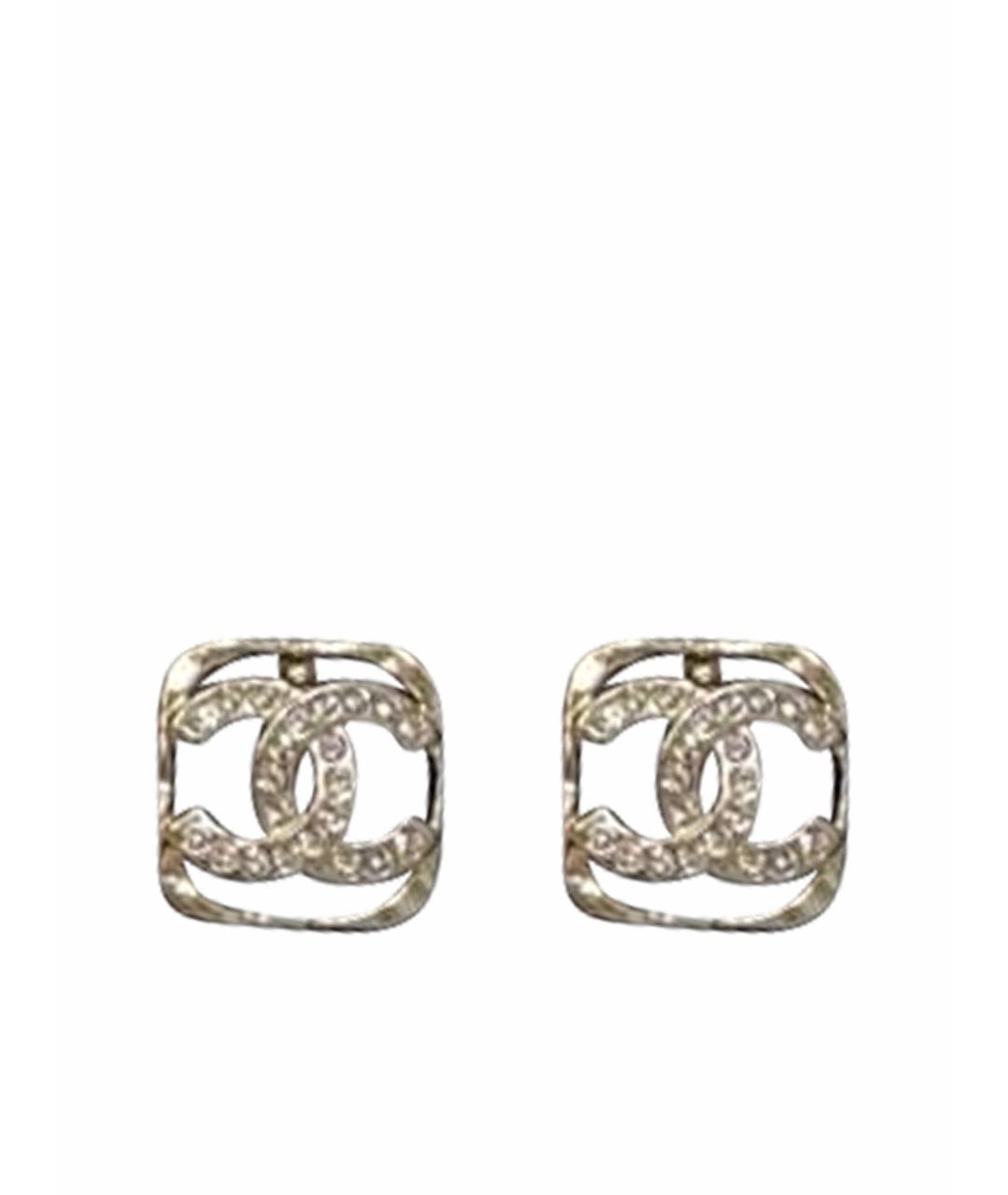 CHANEL Золотые серьги, фото 1