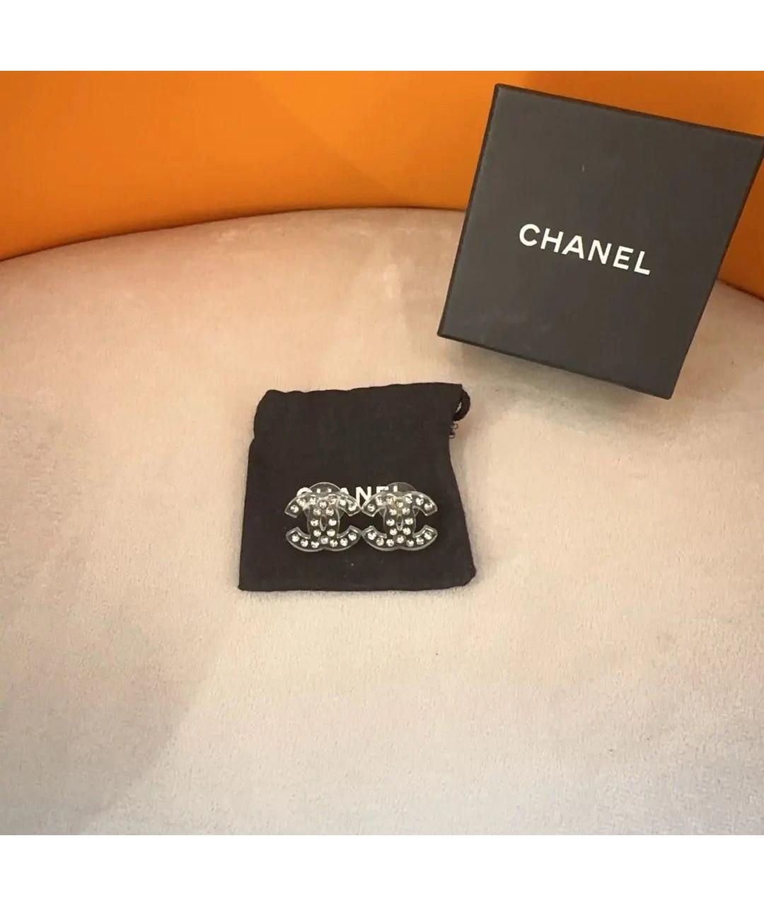 CHANEL Золотые серьги, фото 2