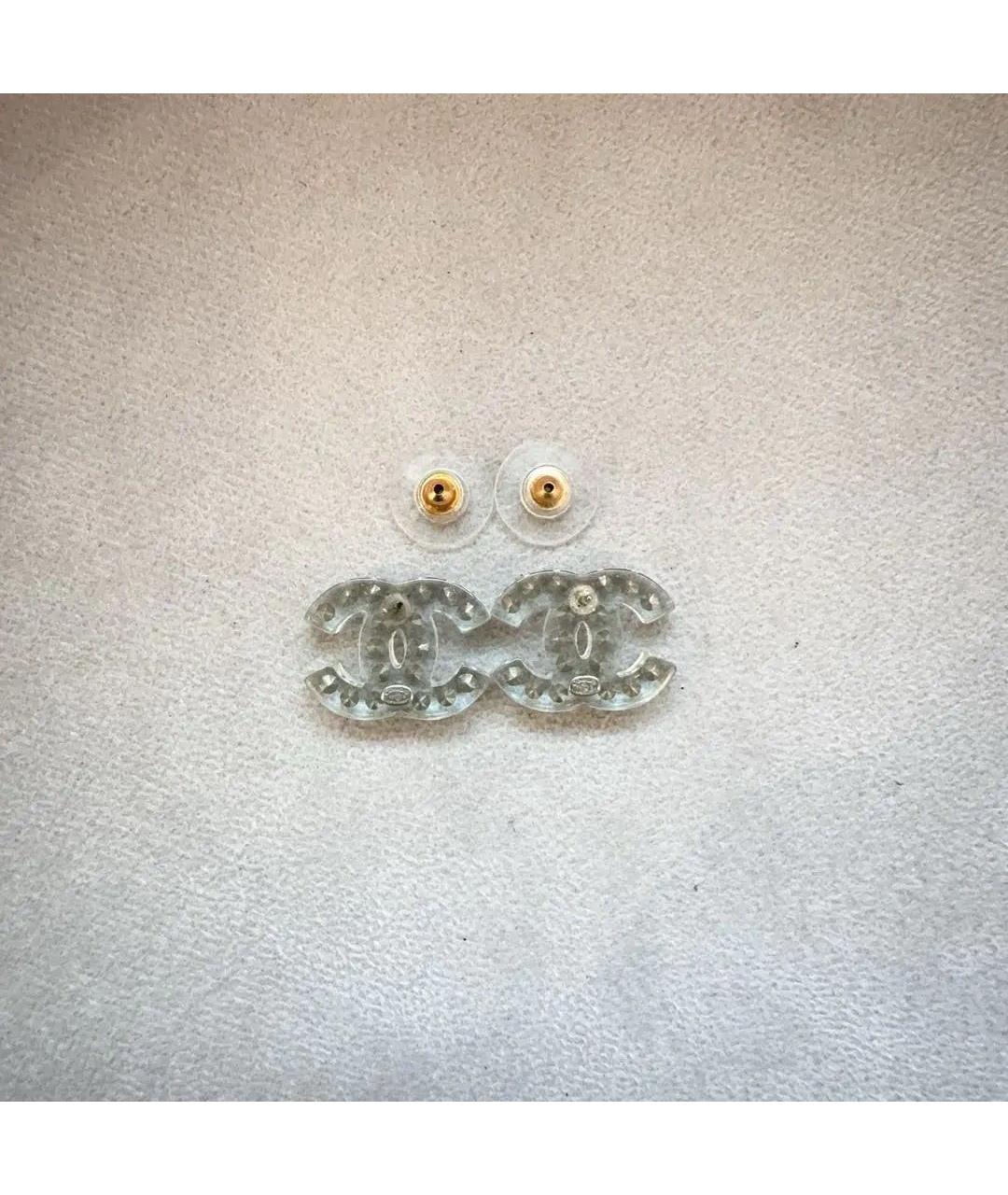 CHANEL Золотые серьги, фото 8