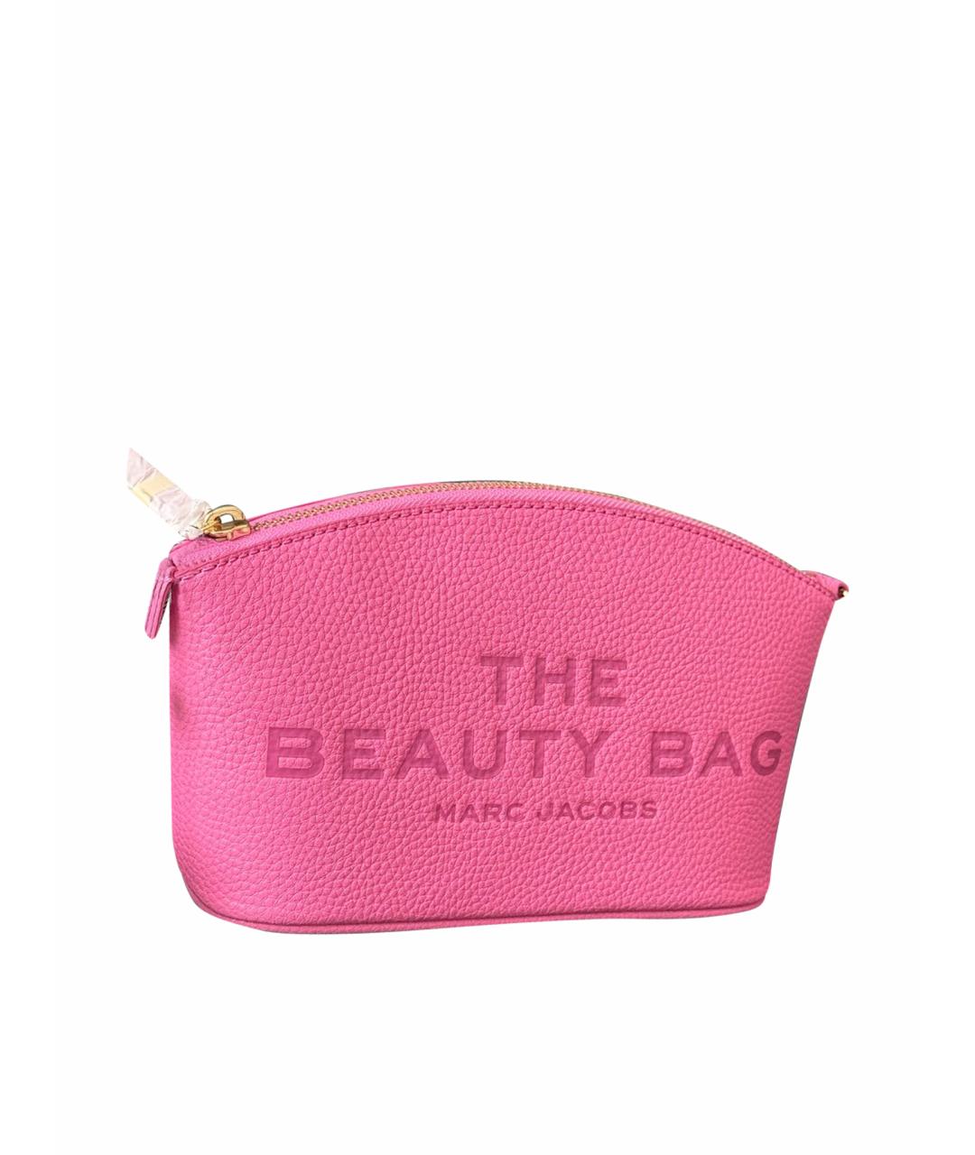 MARC JACOBS Розовая кожаная косметичка, фото 1