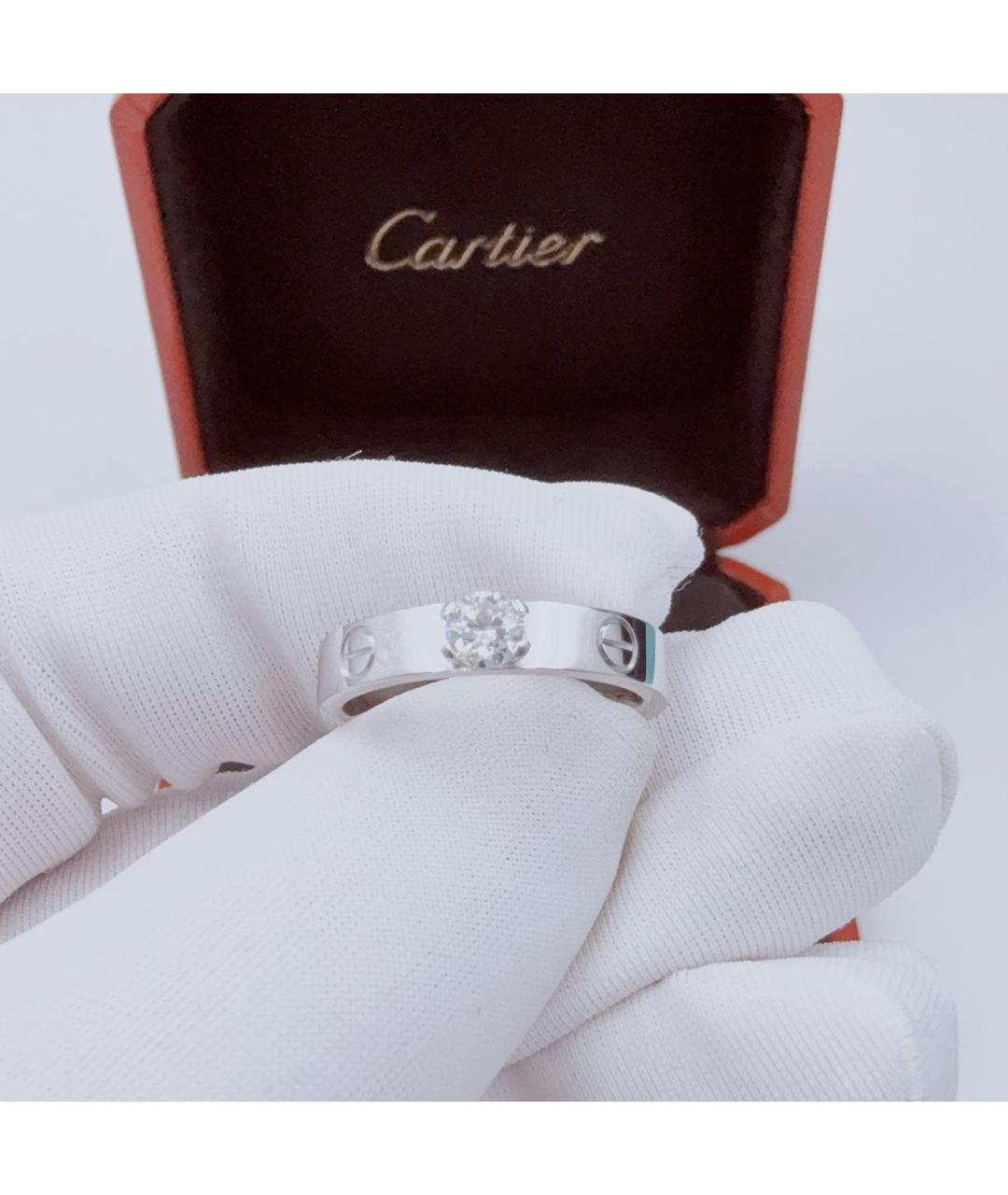 CARTIER Белое кольцо из белого золота, фото 2