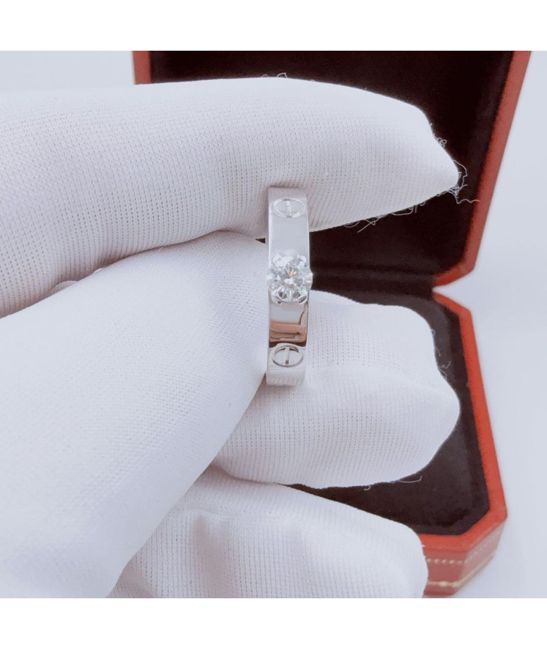 CARTIER Белое кольцо из белого золота, фото 3