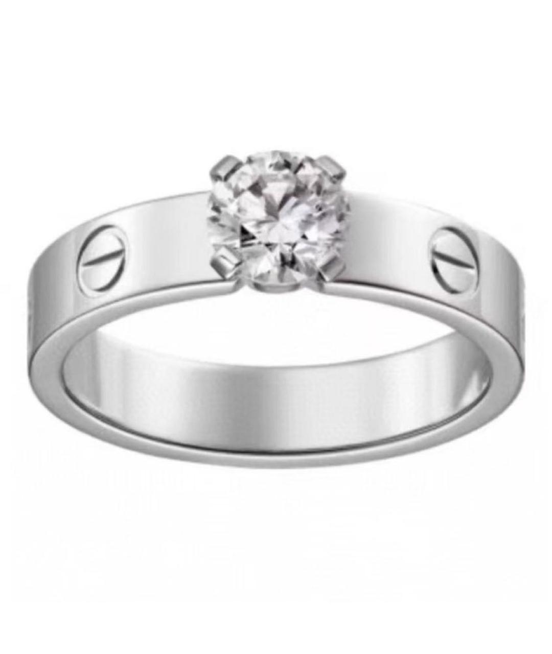 CARTIER Белое кольцо из белого золота, фото 7