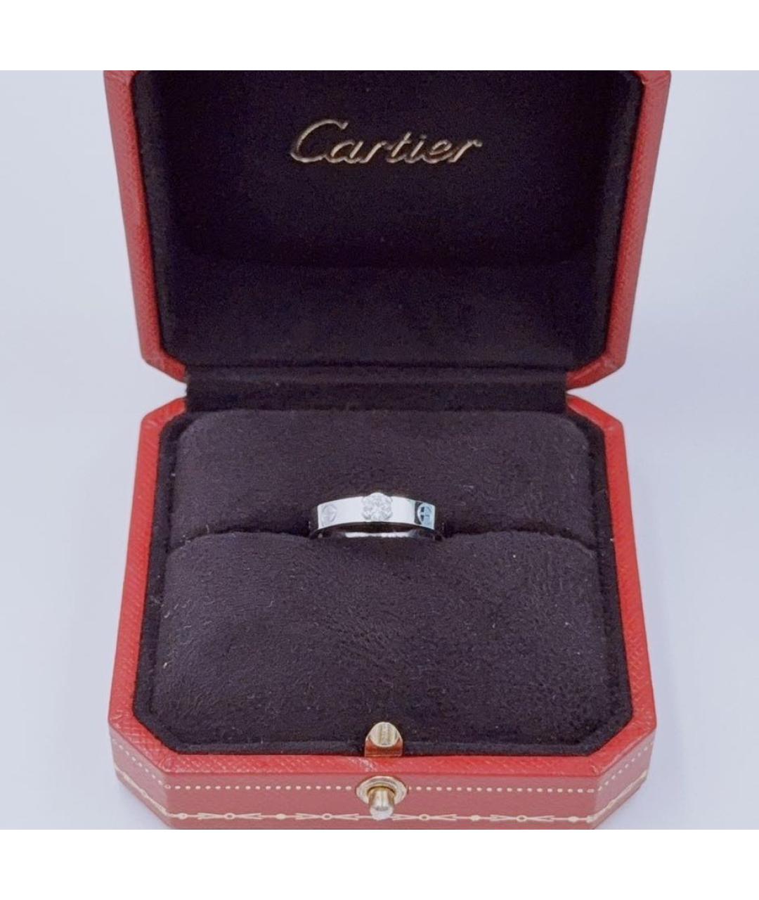 CARTIER Белое кольцо из белого золота, фото 6