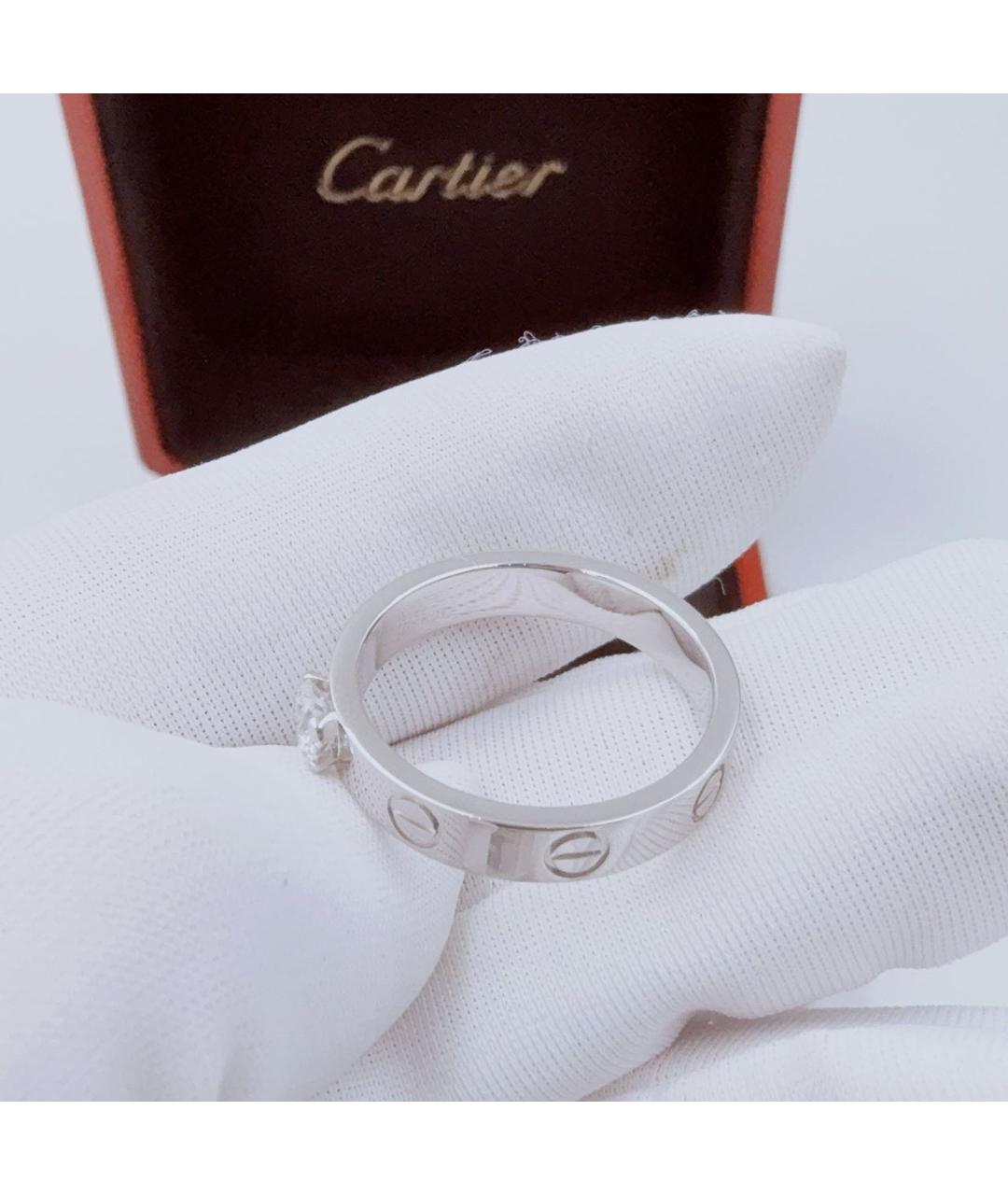 CARTIER Белое кольцо из белого золота, фото 5