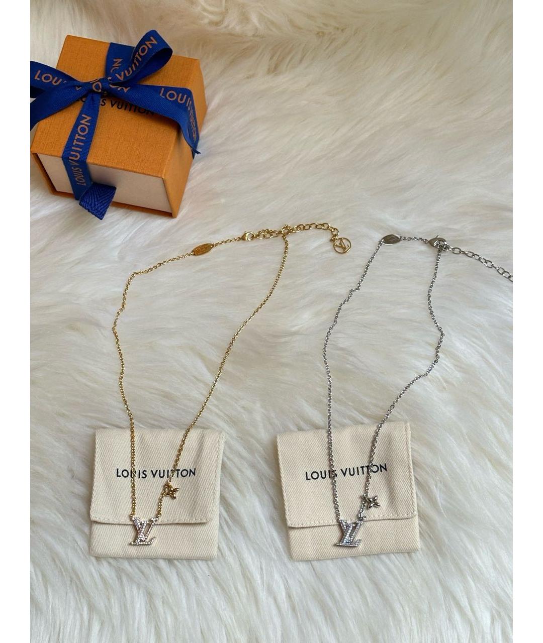 LOUIS VUITTON Золотое колье, фото 4