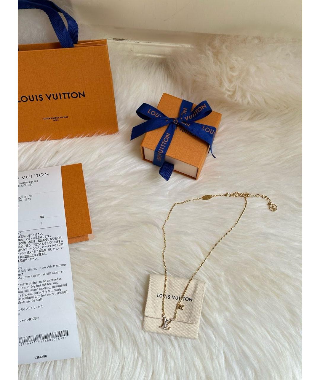 LOUIS VUITTON Золотое колье, фото 2