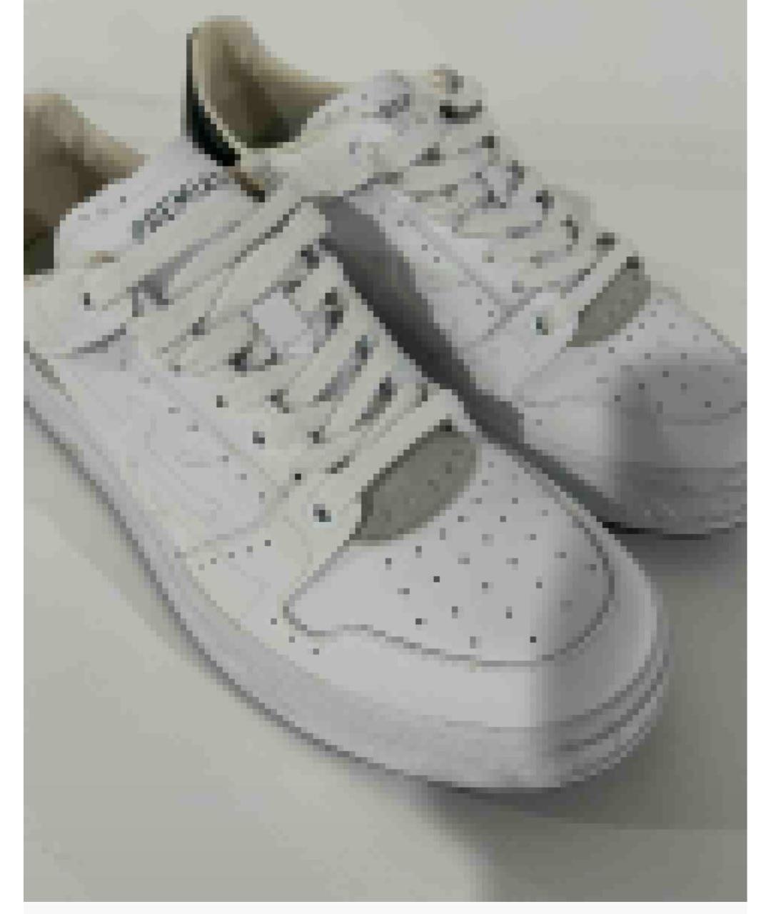 PREMIATA Белые кожаные низкие кроссовки / кеды, фото 4