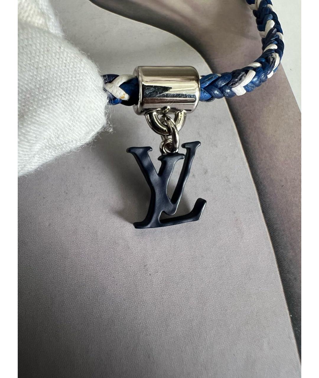 LOUIS VUITTON Темно-синий браслет, фото 8
