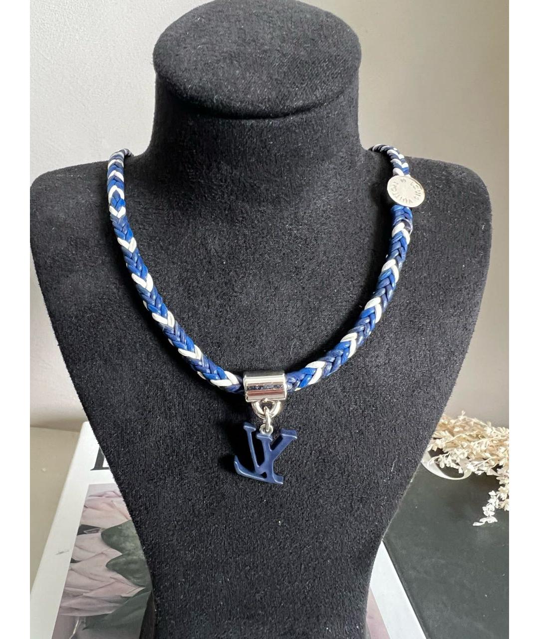 LOUIS VUITTON Темно-синий браслет, фото 9