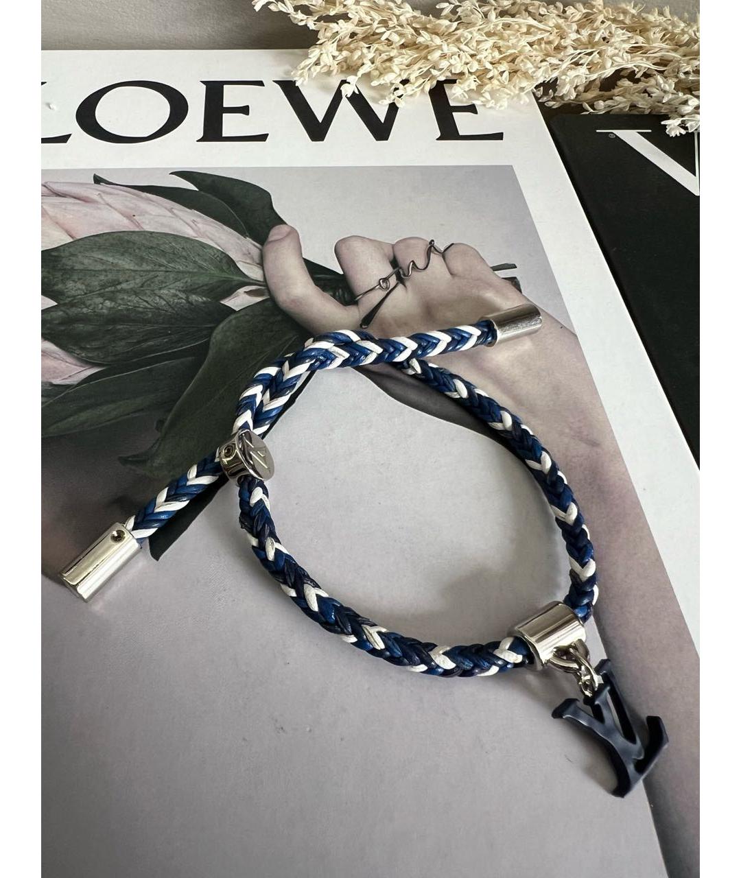 LOUIS VUITTON Темно-синий браслет, фото 7