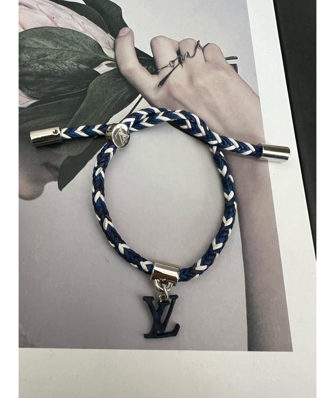 LOUIS VUITTON Темно-синий браслет, фото 5
