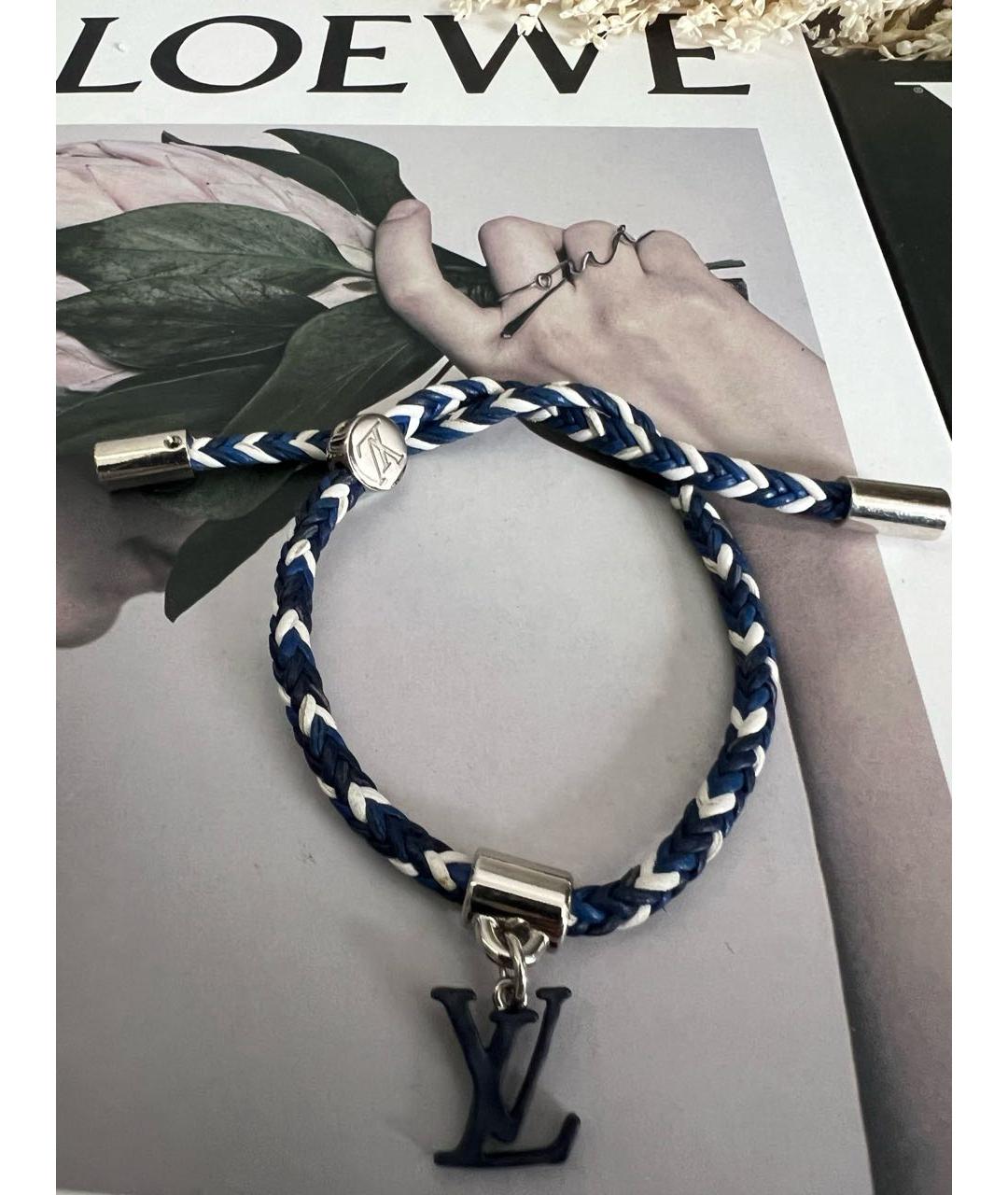 LOUIS VUITTON Темно-синий браслет, фото 6