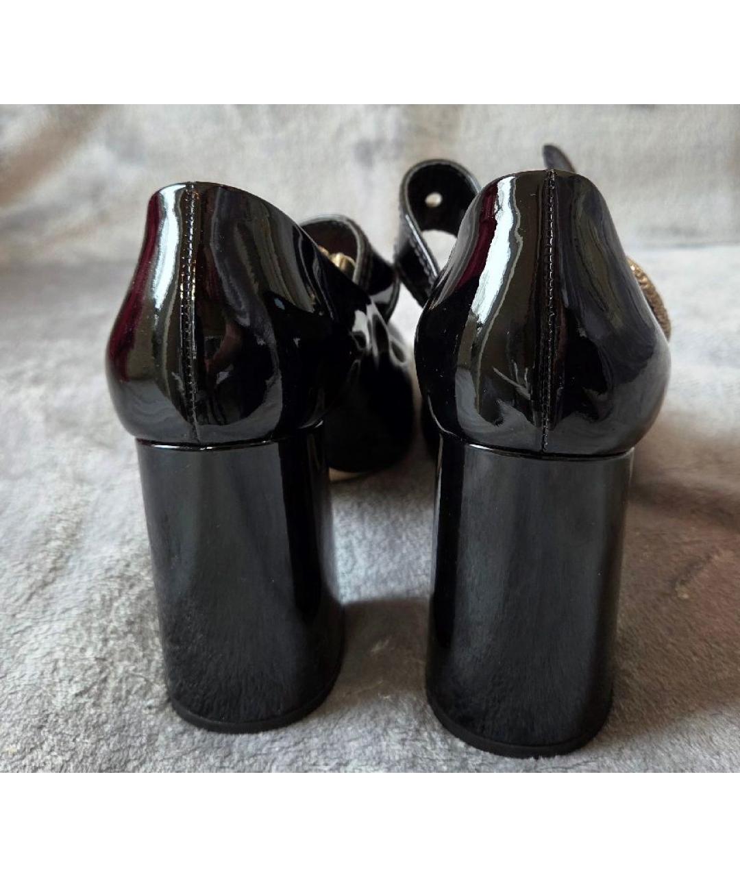 MIU MIU Черные туфли из лакированной кожи, фото 4