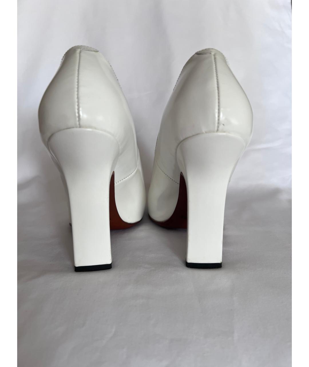 VETEMENTS Белые кожаные туфли, фото 4
