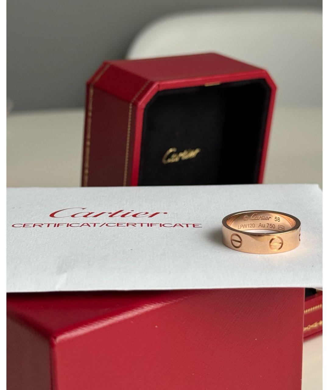 CARTIER Кольцо из розового золота, фото 2