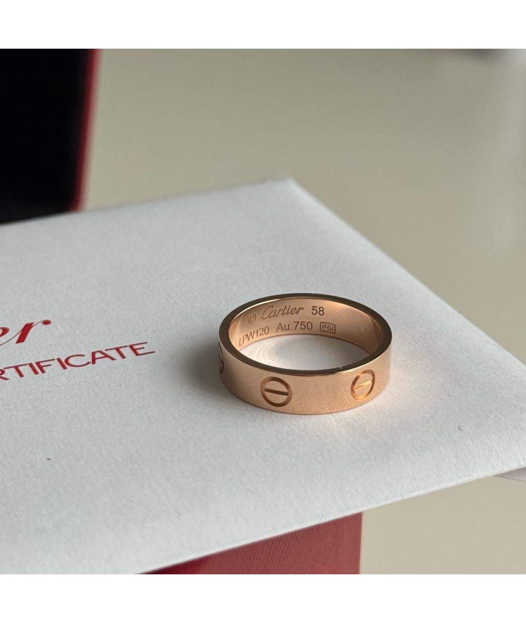 CARTIER Кольцо из розового золота, фото 7