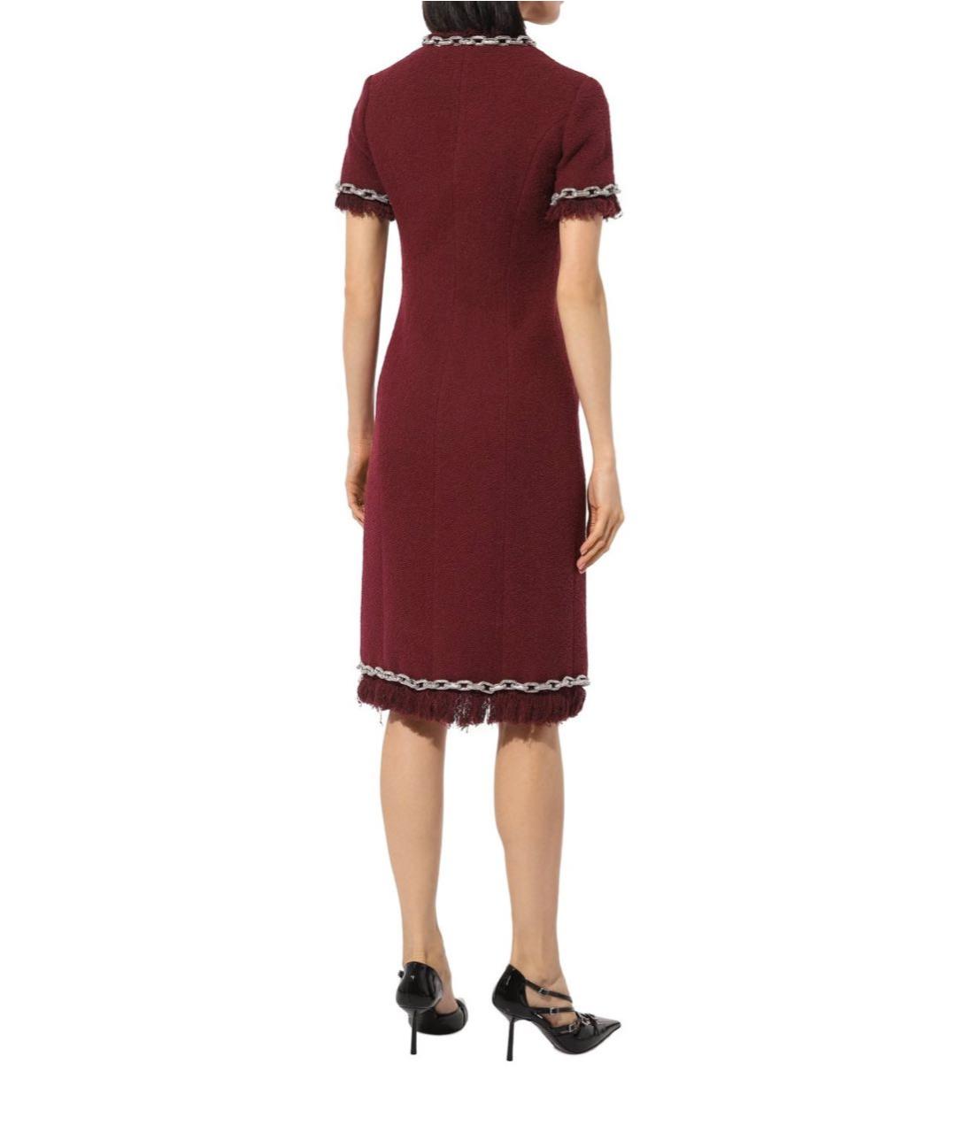 GIUSEPPE DI MORABITO Красное хлопковое повседневное платье, фото 7