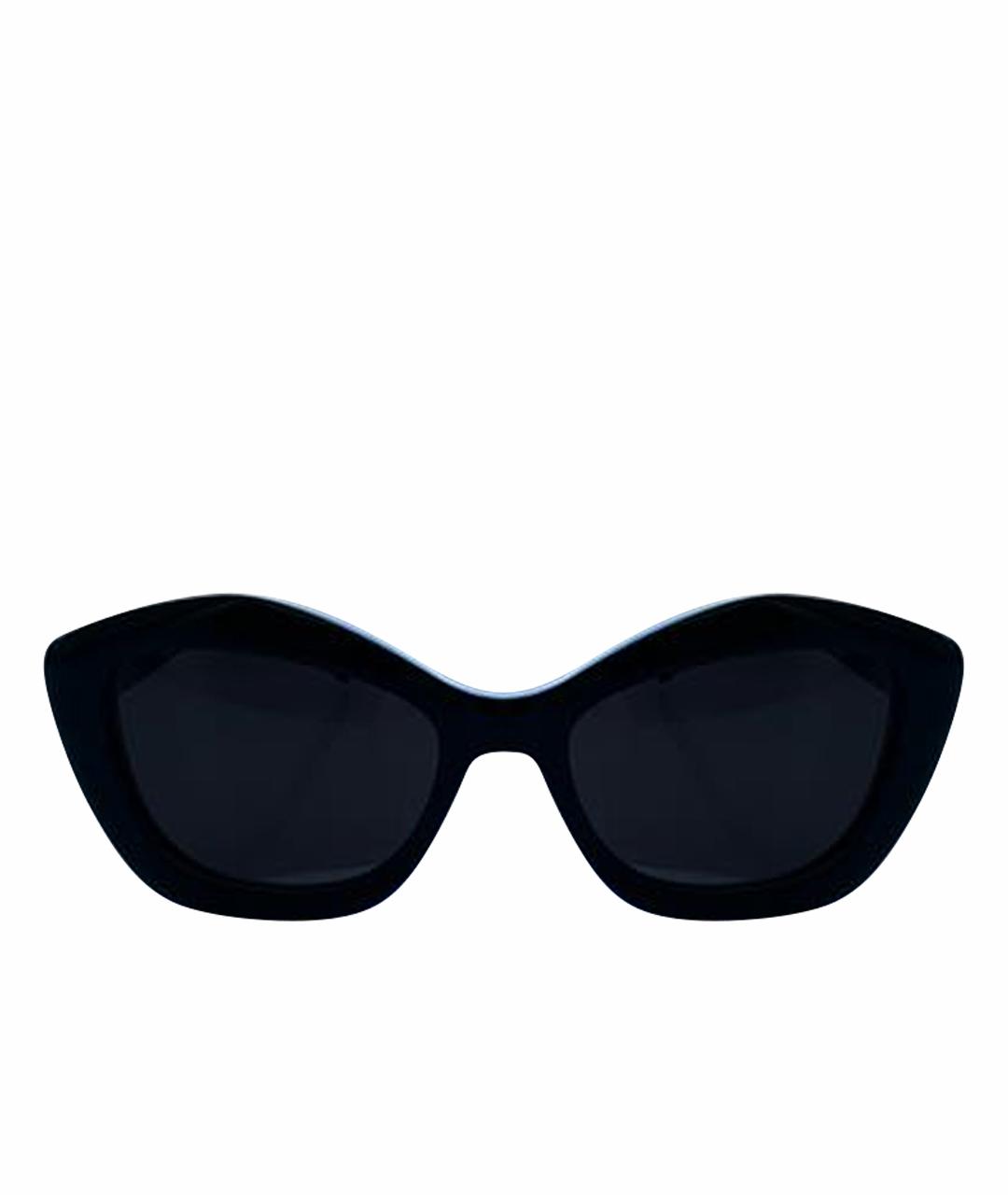 SAINT LAURENT Черные пластиковые солнцезащитные очки, фото 1