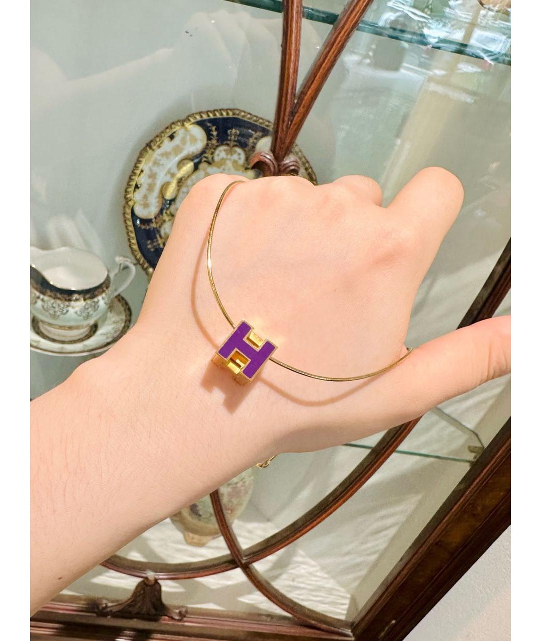 HERMES Золотое колье, фото 6