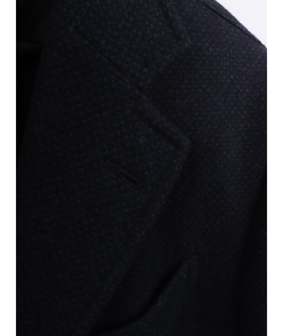 ZEGNA Темно-синее шерстяное пальто, фото 5