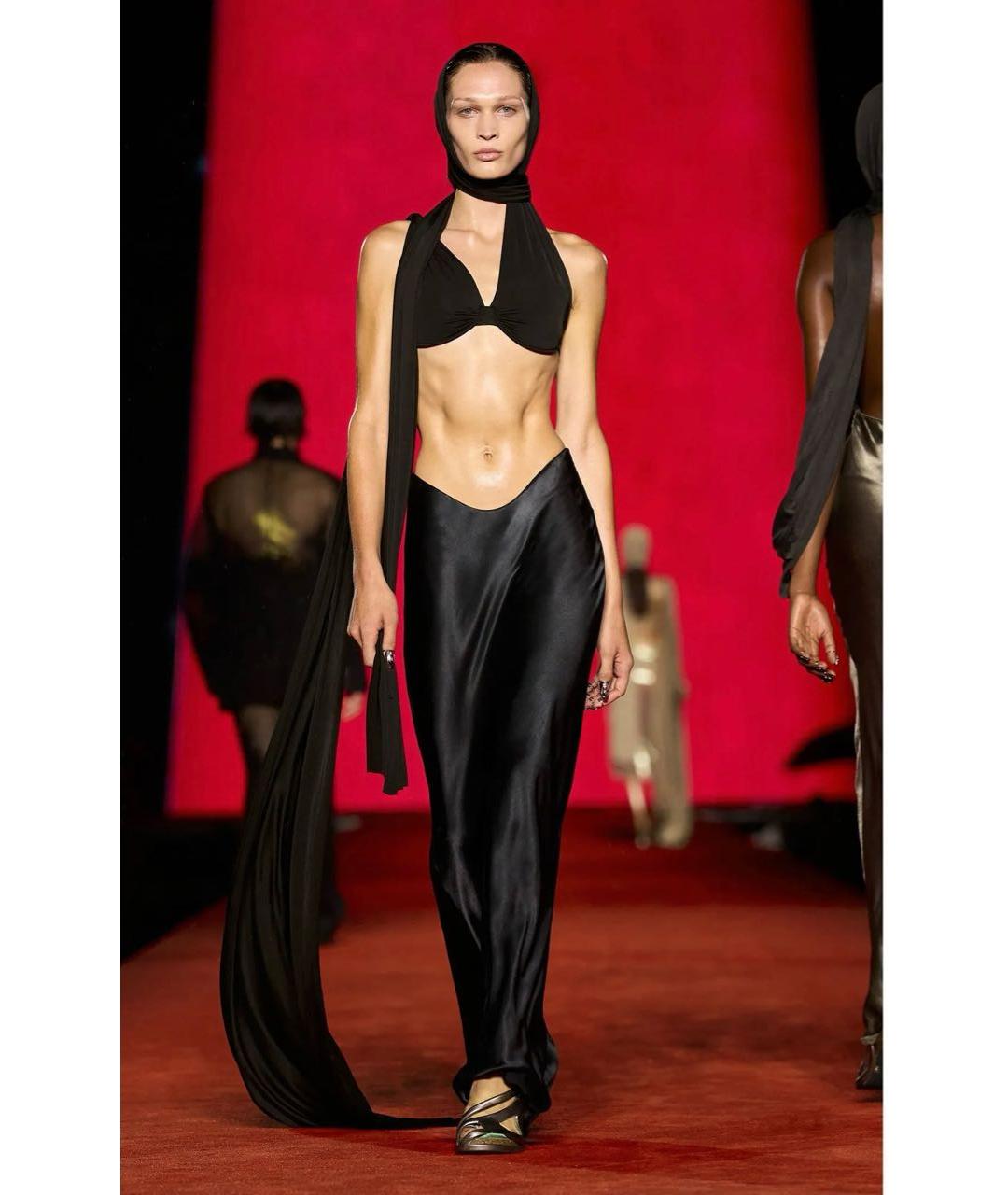 DIESEL Черная вискозная майка, фото 3