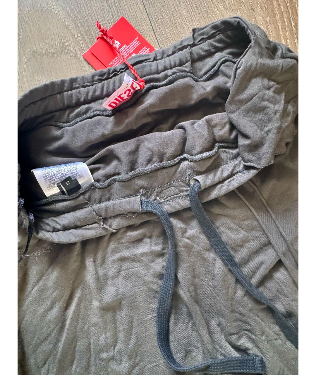 DIESEL Серая вискозная юбка миди, фото 6