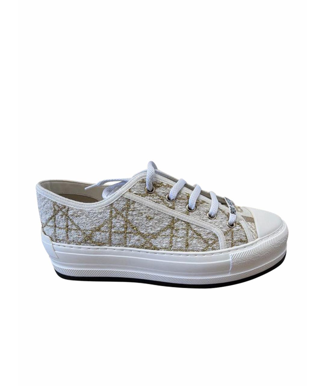 CHRISTIAN DIOR Белые кеды, фото 1