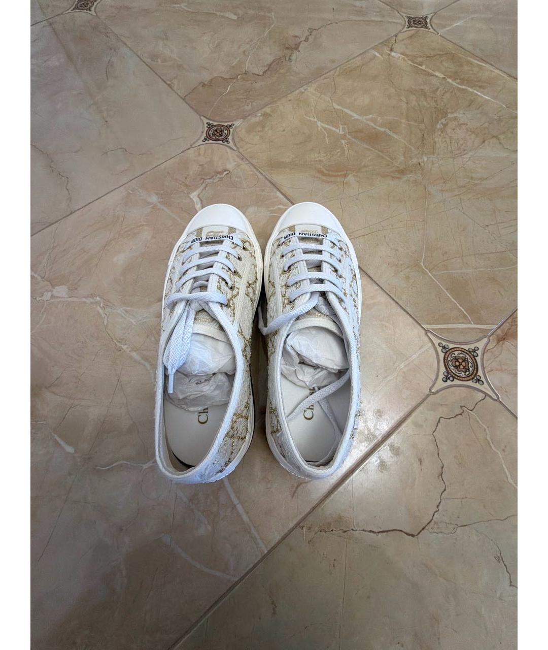 CHRISTIAN DIOR Белые кеды, фото 3