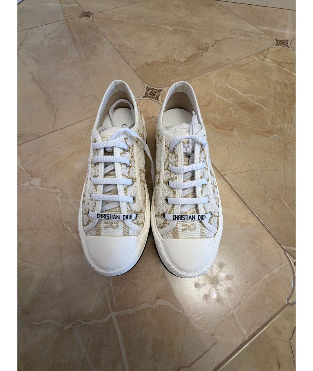 CHRISTIAN DIOR Белые кеды, фото 2