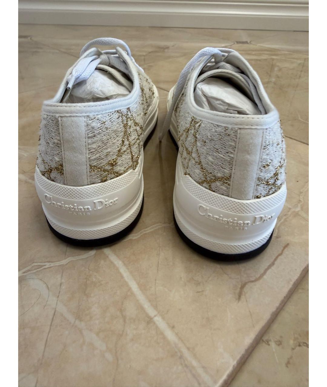 CHRISTIAN DIOR Белые кеды, фото 4