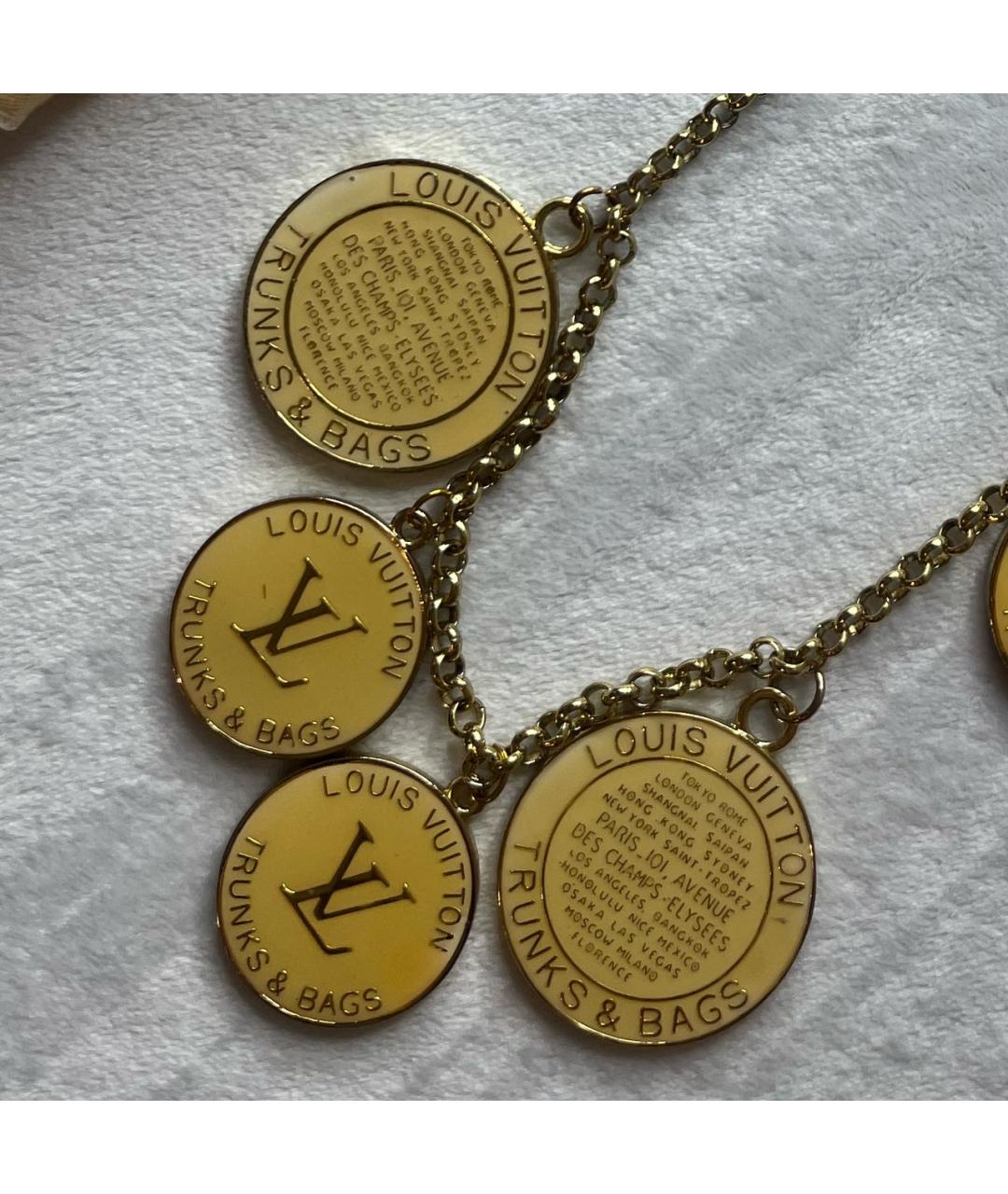 LOUIS VUITTON Золотое колье, фото 2