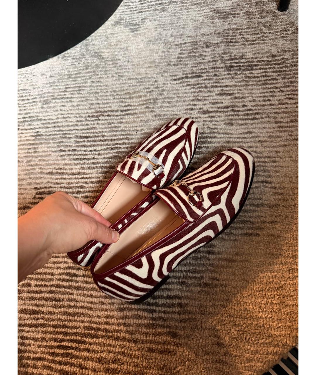 GUCCI Мульти кожаные лоферы, фото 8