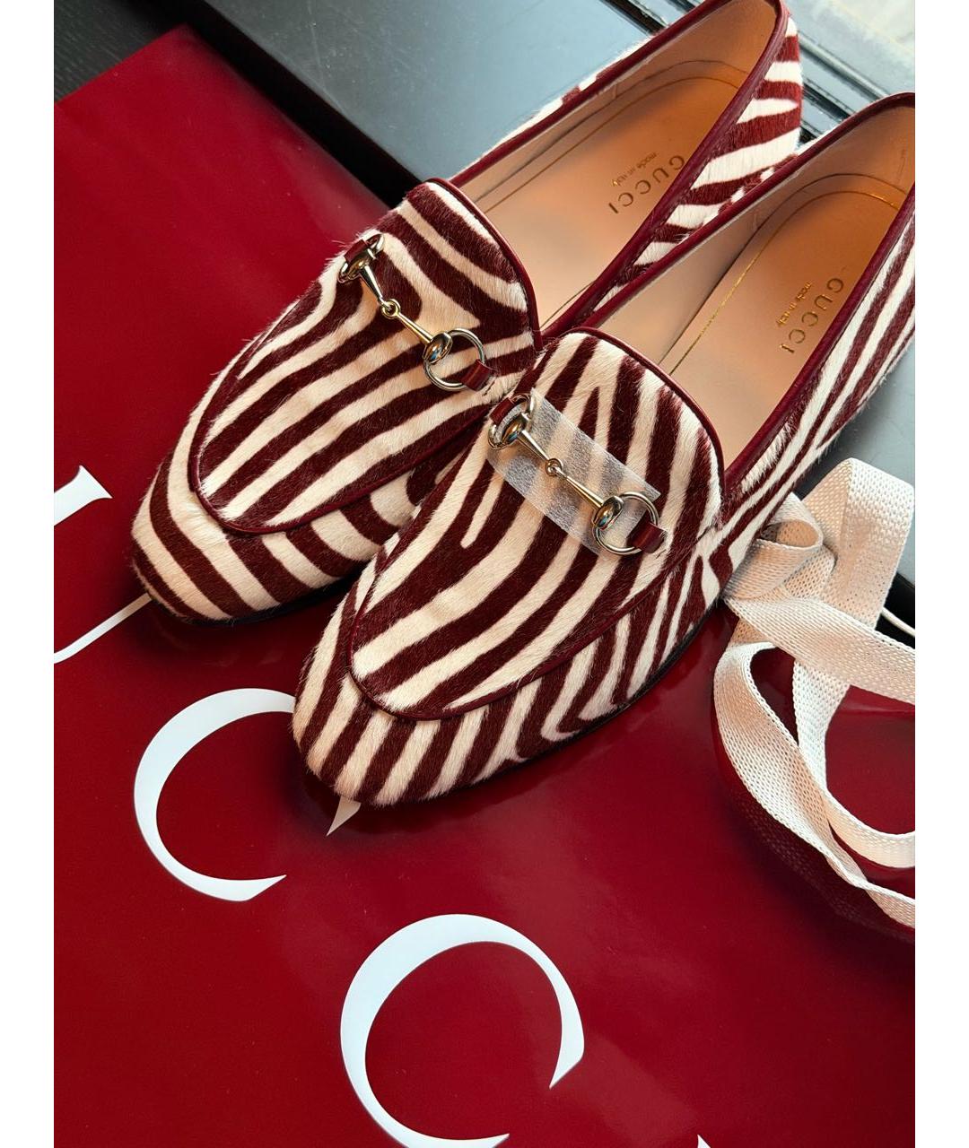 GUCCI Мульти кожаные лоферы, фото 7