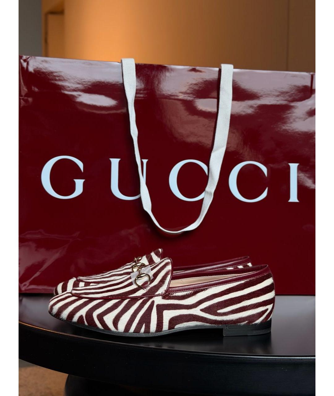 GUCCI Мульти кожаные лоферы, фото 9