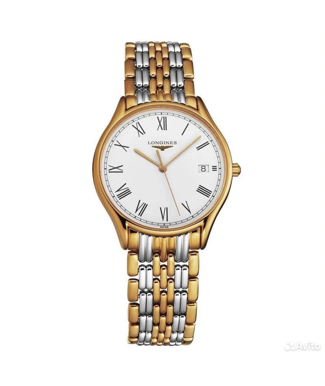LONGINES Золотые металлические часы, фото 5