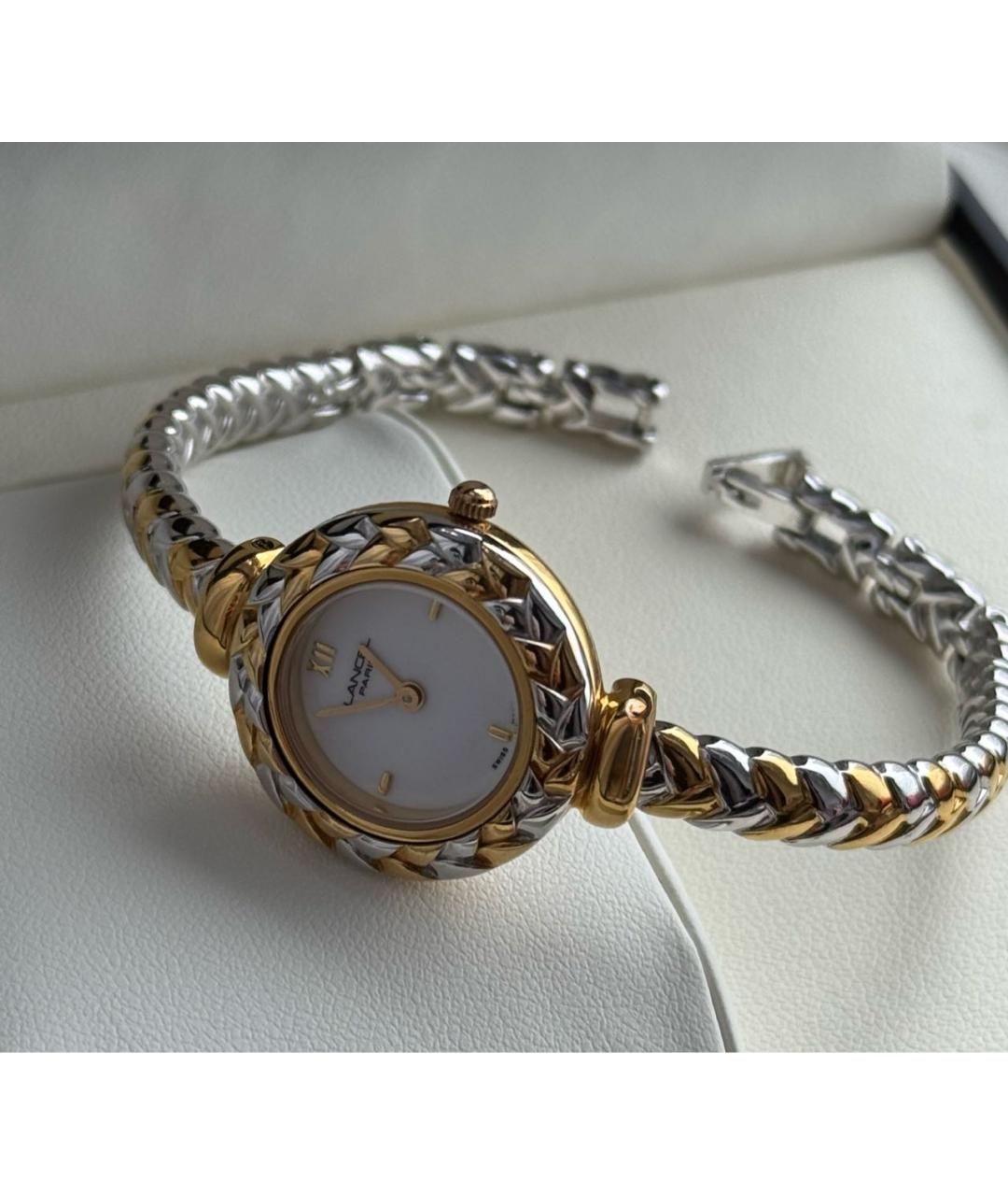 LANCEL Золотые стальные часы, фото 6