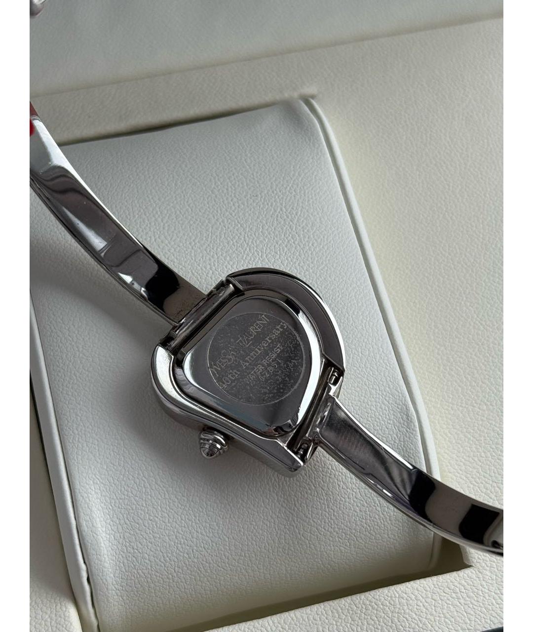 SAINT LAURENT Серебряные стальные часы, фото 4