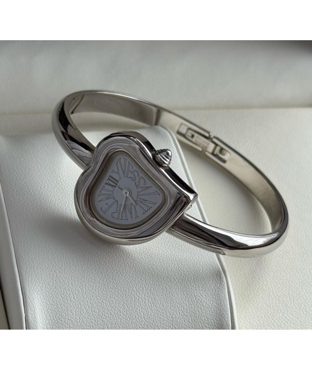 SAINT LAURENT Серебряные стальные часы, фото 5