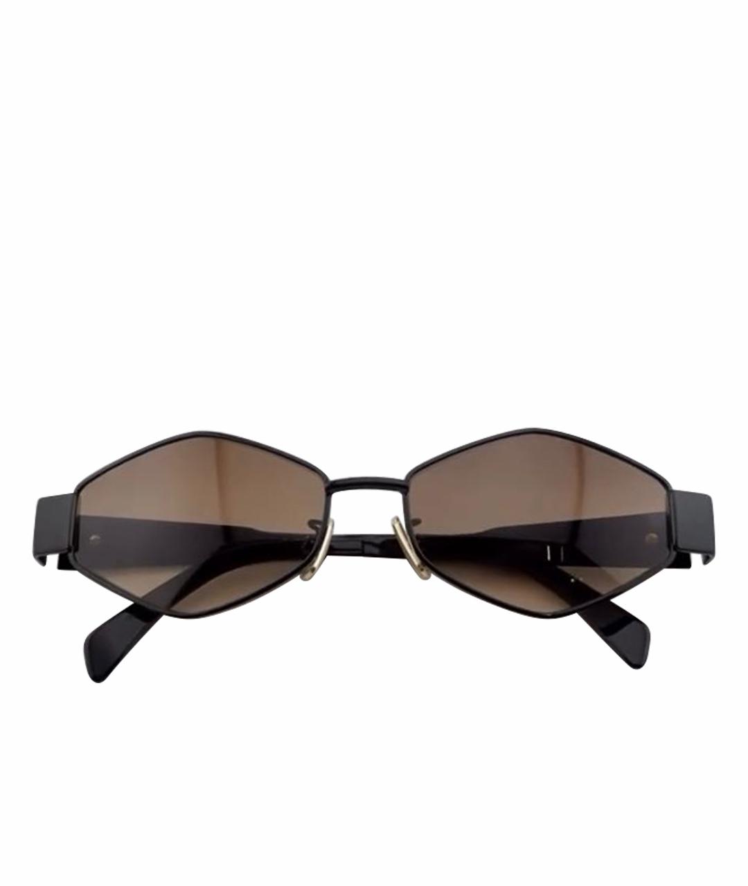 CELINE Черные пластиковые солнцезащитные очки, фото 1